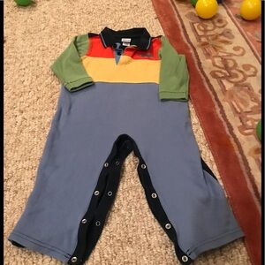 Little Me adorable Collar Cotton Romper